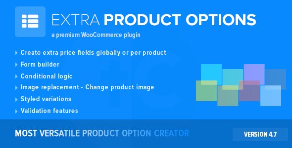 WooCommerce Extra Product Options Featured Image